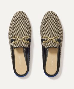The Double Bit Loafer Mule - Classic Micro Check