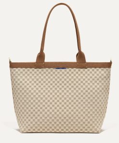 The Lightweight Zip Tote - Vanilla Wafer