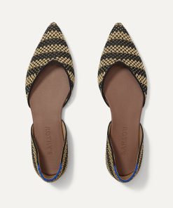 The D'Orsay Point - Shortbread Stripe