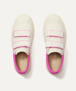 The Kids Strap Sneaker - Pink Taffy